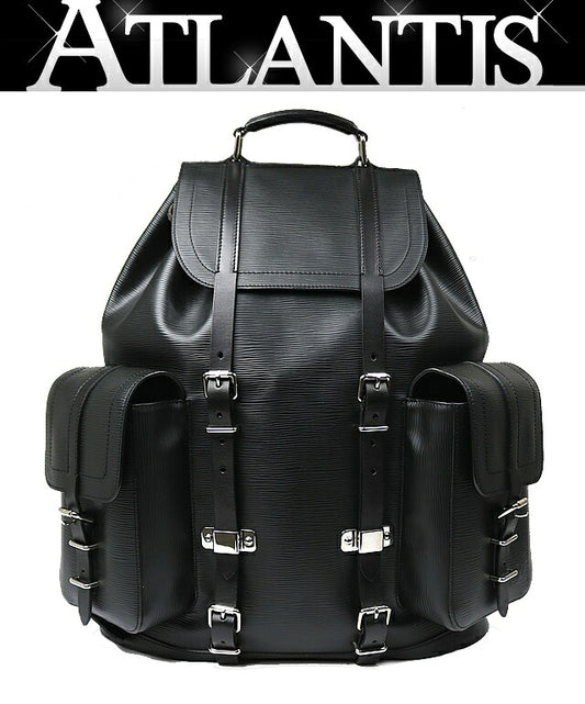 Louis Vuitton Epi Christopher GM Backpack Black