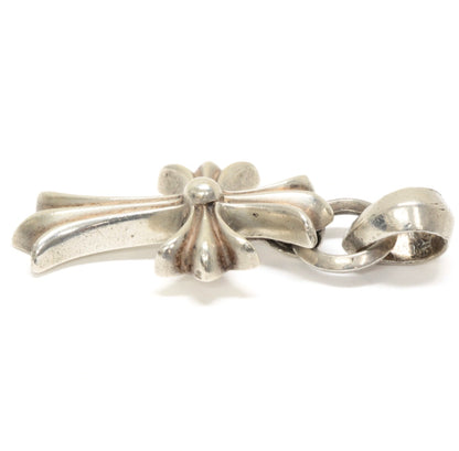 CHROME HEARTS Silver Small CH Cross w/ Bale Pendant.