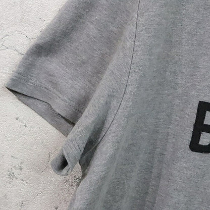 Berluti Front Logo T-Shirt Gray Cotton Size M