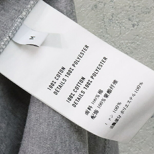 Berluti Front Logo T-Shirt Gray Cotton Size M