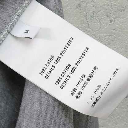 Berluti Front Logo T-Shirt Gray Cotton Size M