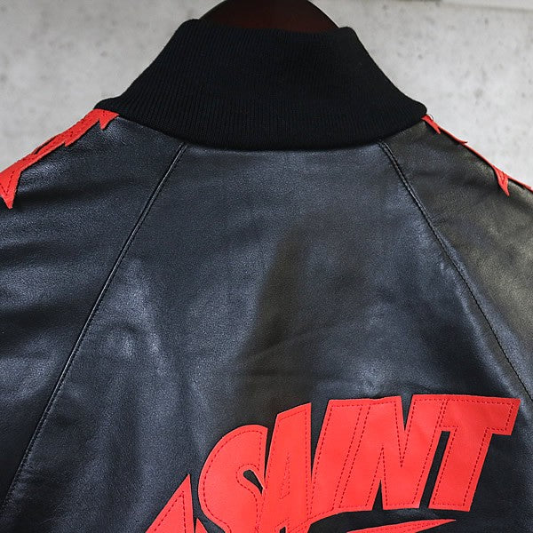 SAINT MICHAEL 26AW BAPE Track Jacket Black Red Size L