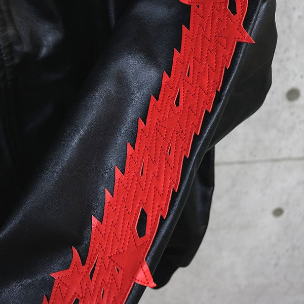 SAINT MICHAEL 26AW BAPE Track Jacket Black Red Size L