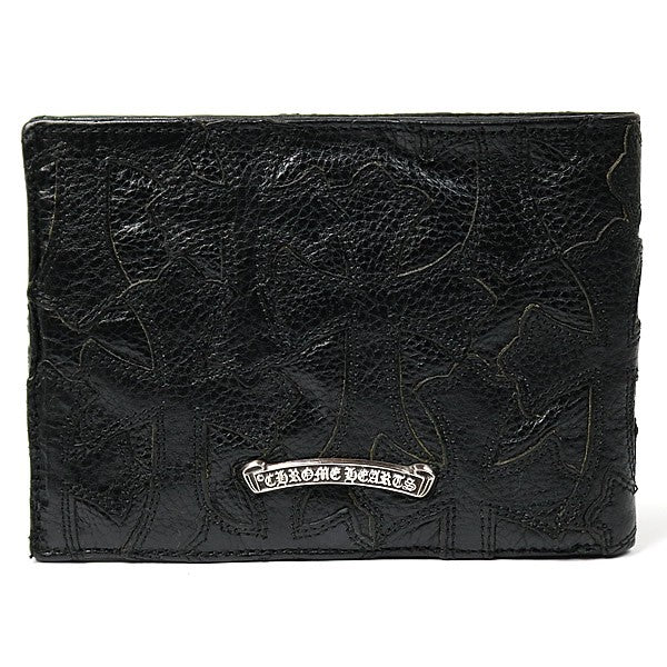 CHROME HEARTS Cemetery Cross AINT NOTHING 2 DO Wallet Black
