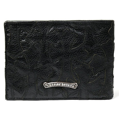 CHROME HEARTS Cemetery Cross AINT NOTHING 2 DO Wallet Black