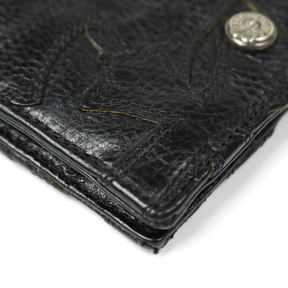 CHROME HEARTS Cemetery Cross AINT NOTHING 2 DO Wallet Black