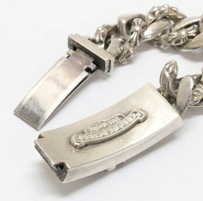 CHROME HEARTS Dagger ID Fancy Link Bracelet Silver