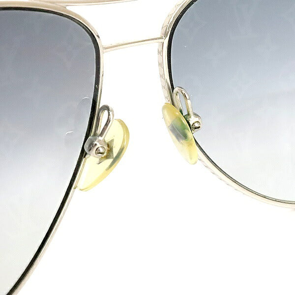 Louis Vuitton Teardrop Sunglasses Black/Silver Size 58