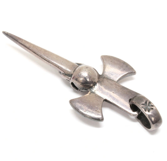 Gaboratory Single Skull Dagger Pendant Silver 925