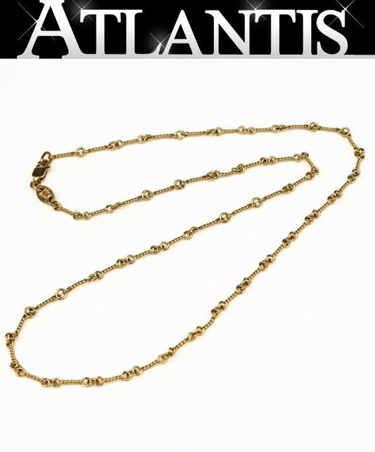 CHROME HEARTS 22K Gold Twist Chain Necklace
