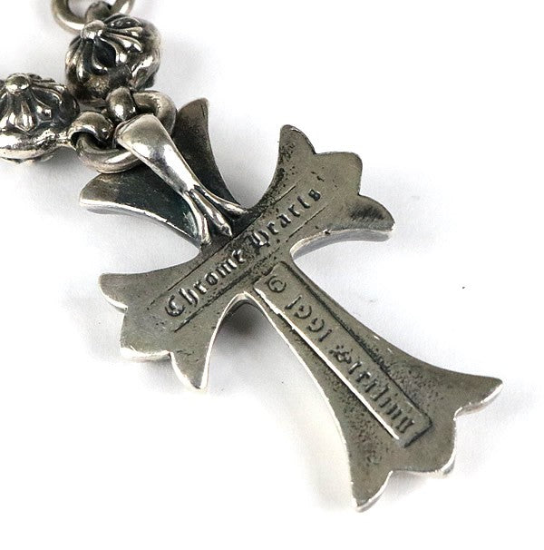 CHROME HEARTS Small CH Cross Cross Ball Necklace Silver