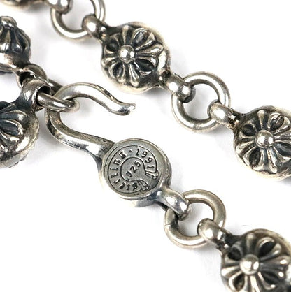 CHROME HEARTS Small CH Cross Cross Ball Necklace Silver