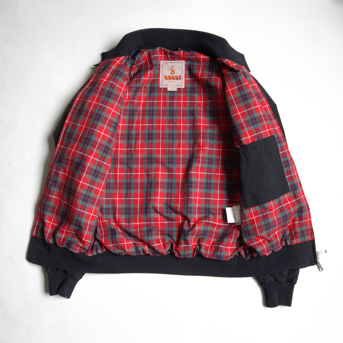 BARACUTA G9 Dark Navy England-Made Harrington Jacket Size 38
