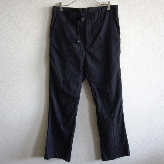 Maison Margiela 19AW Jacquard Stripe Slacks Navy Size 46