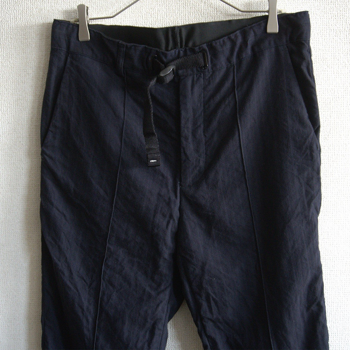 Maison Margiela 19AW Jacquard Stripe Slacks Navy Size 46