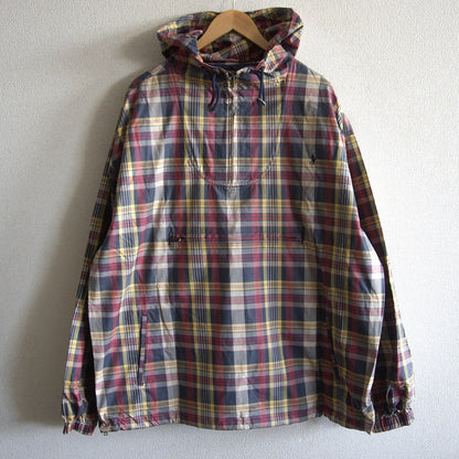 POLO RALPH LAUREN 90s Plaid Check Cotton Anorak Size L