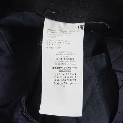 Maison Margiela 19AW Jacquard Stripe Slacks Navy Size 46