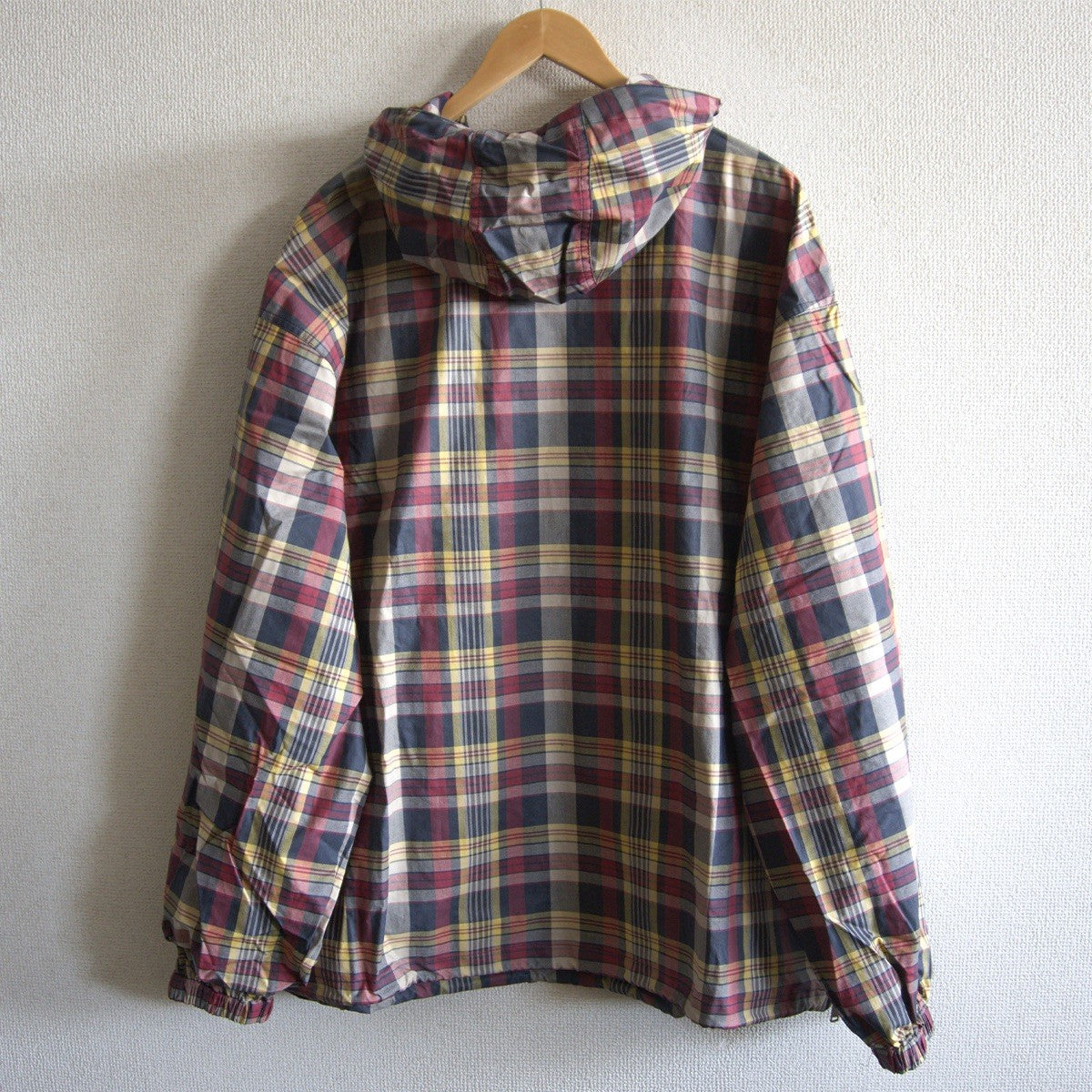 POLO RALPH LAUREN 90s Plaid Check Cotton Anorak Size L
