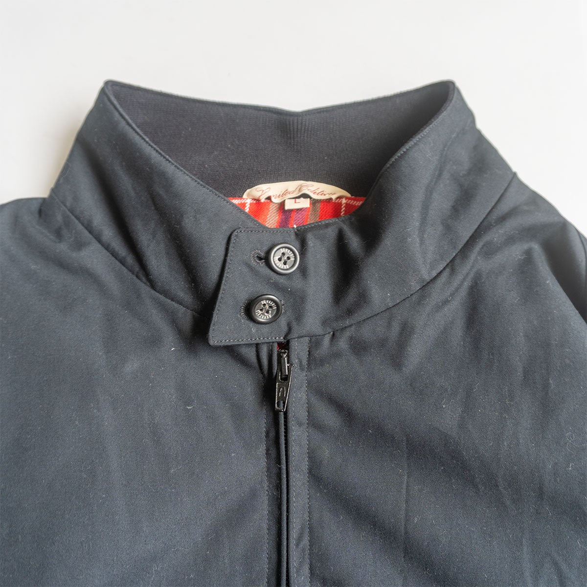BARACUTA STUSSY Collab G9 Harrington Jacket Black Size L