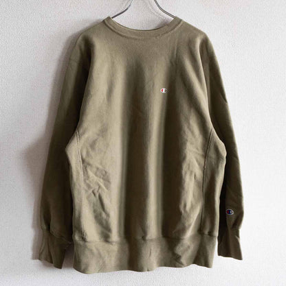 CHAMPION 90s Reverse Weave Sweatshirt Khaki Size XL