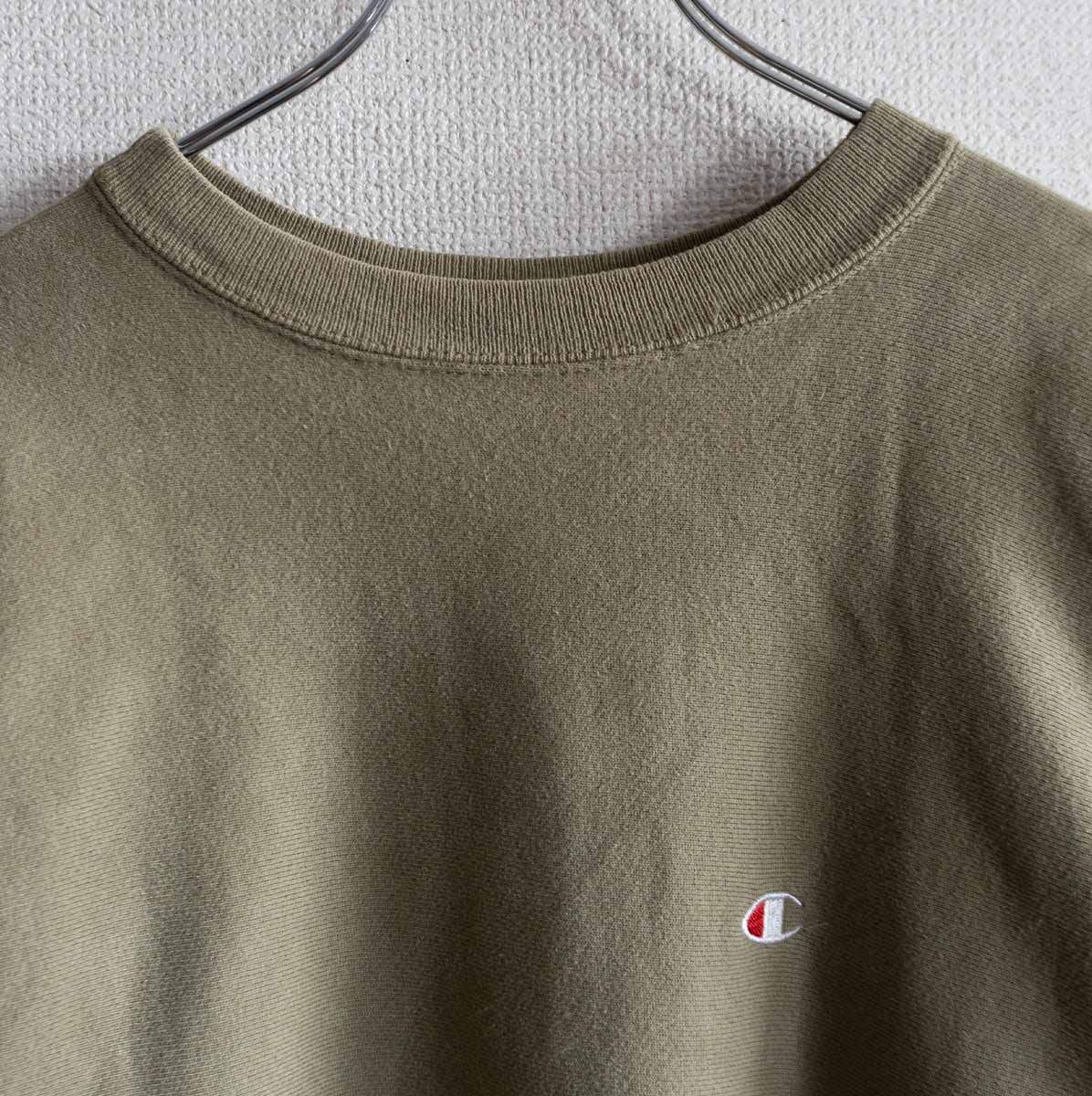 CHAMPION 90s Reverse Weave Sweatshirt Khaki Size XL
