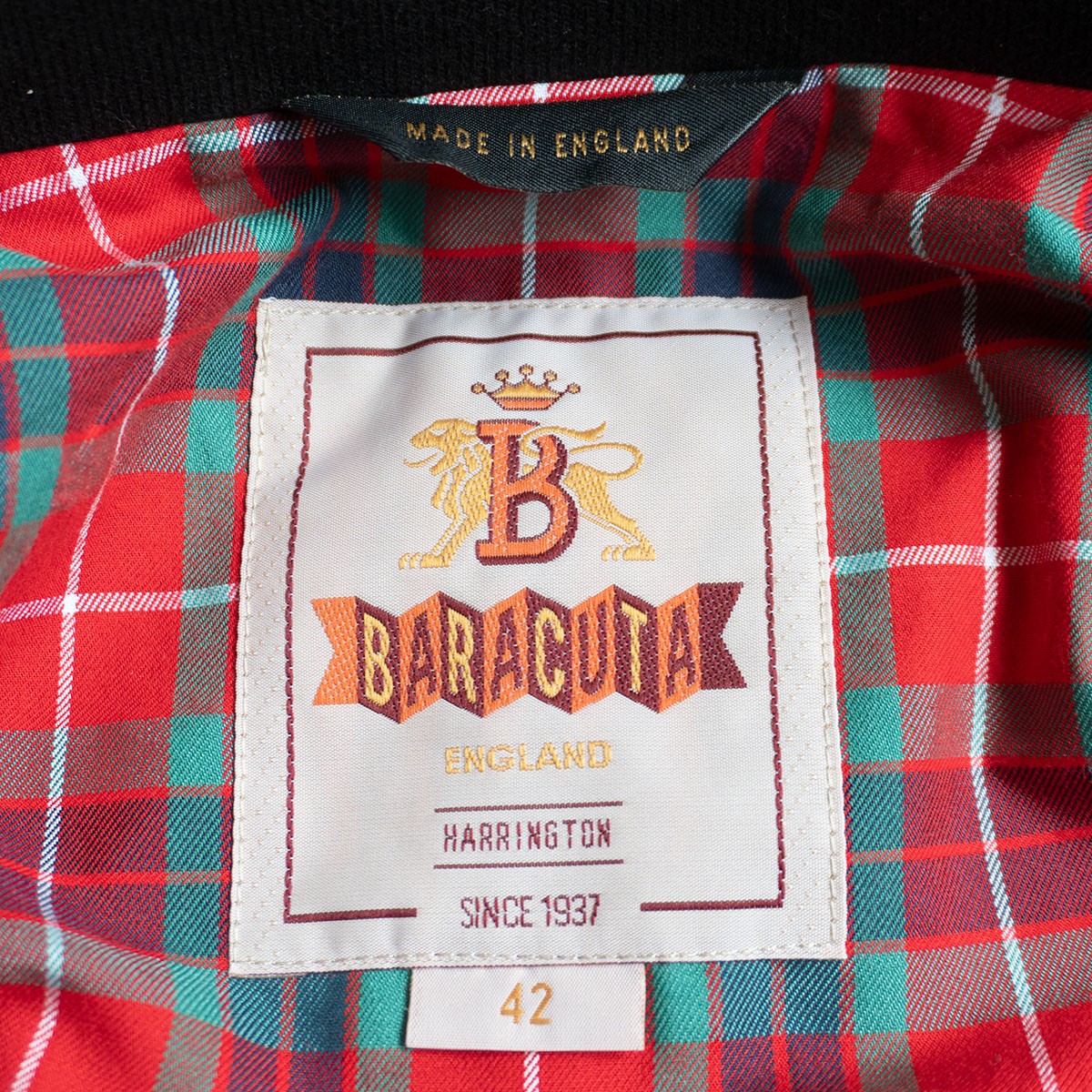 BARACUTA G9 Swingtop Harrington Jacket Black Size XS