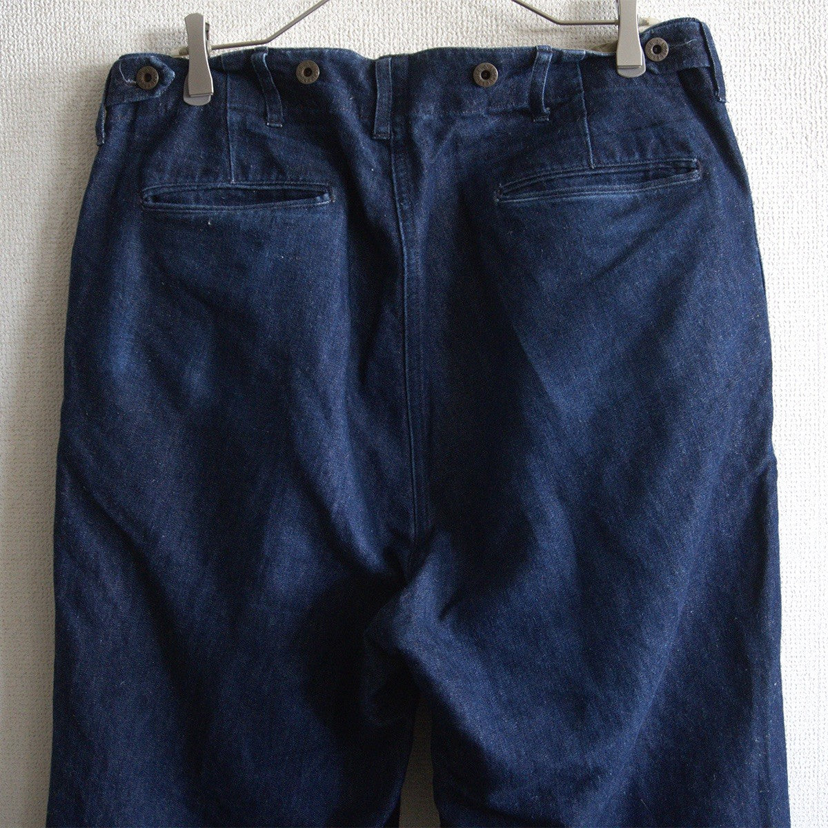 NIGEL CABOURN 40s US Army Cotton Linen Denim Pants Size 34