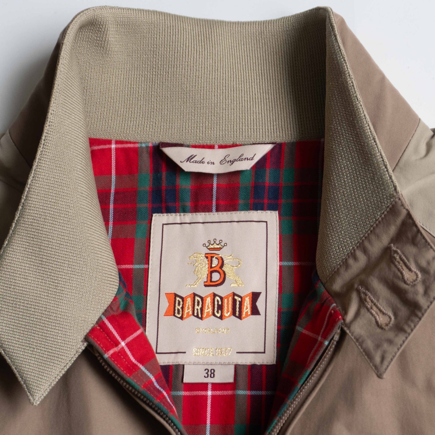 SHIPS BARACUTA G9 2-Tone England-Made Harrington Size 38