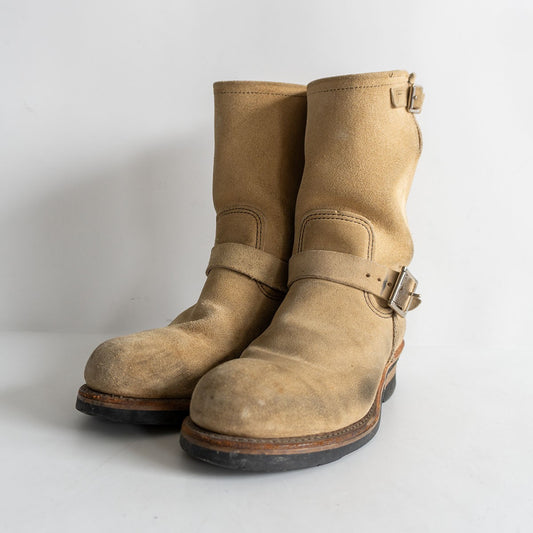 REDWING 2005 8268 USA-Made Suede Engineer Boots Size 7
