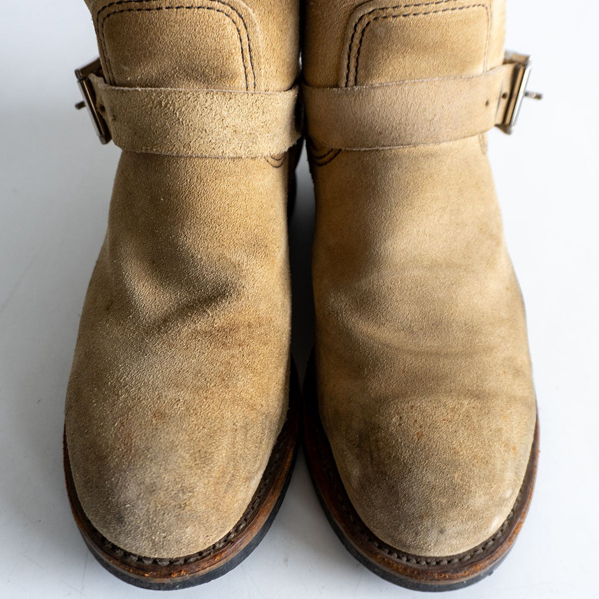 REDWING 2005 8268 USA-Made Suede Engineer Boots Size 7