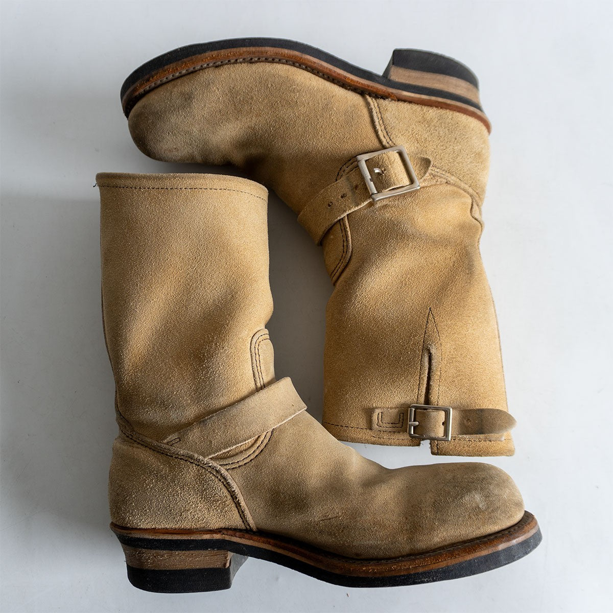 REDWING 2005 8268 USA-Made Suede Engineer Boots Size 7