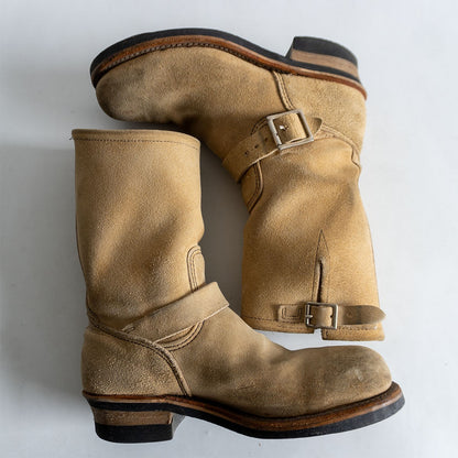 REDWING 2005 8268 USA-Made Suede Engineer Boots Size 7