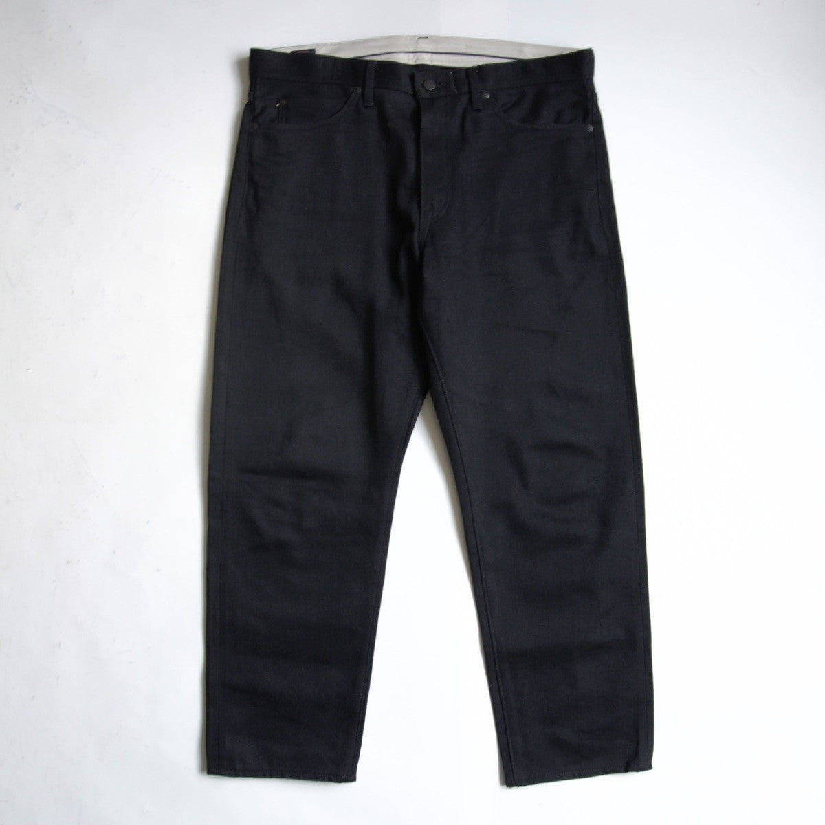 MOMOTARO JEANS #200 Standard Tapered 14.7oz Black Size 38