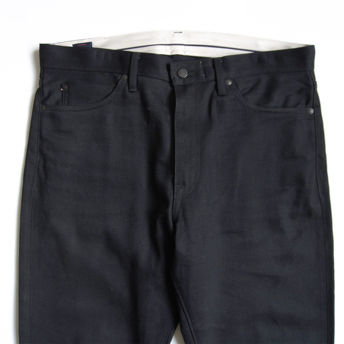 MOMOTARO JEANS #200 Standard Tapered 14.7oz Black Size 38