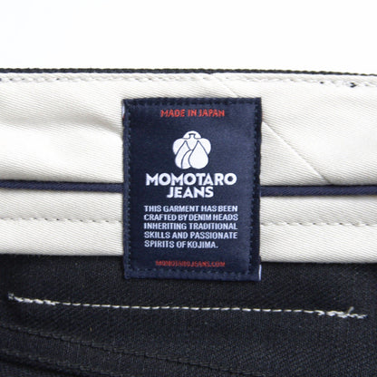 MOMOTARO JEANS #200 Standard Tapered 14.7oz Black Size 38
