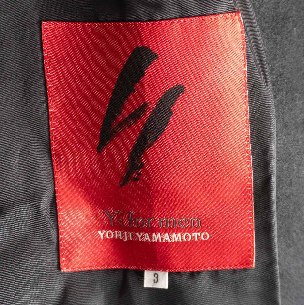 Y's for men Red Label Archive Light Melton Wool Size L
