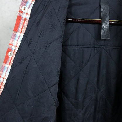 CHROME HEARTS WORKN JNKYD PLD Check Shirt Jacket Red Size L