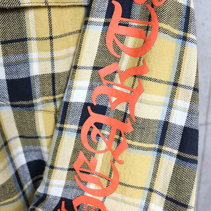 CHROME HEARTS WORKN JNKYD PLD Check Jacket Yellow Size L