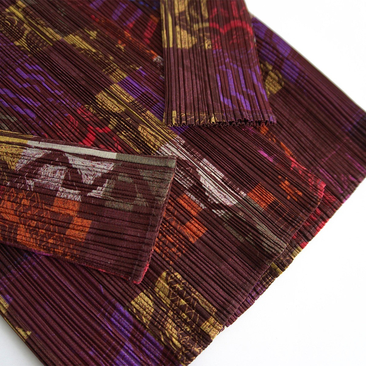 PLEATS PLEASE All-Over Pleated Pattern Cardigan Size L