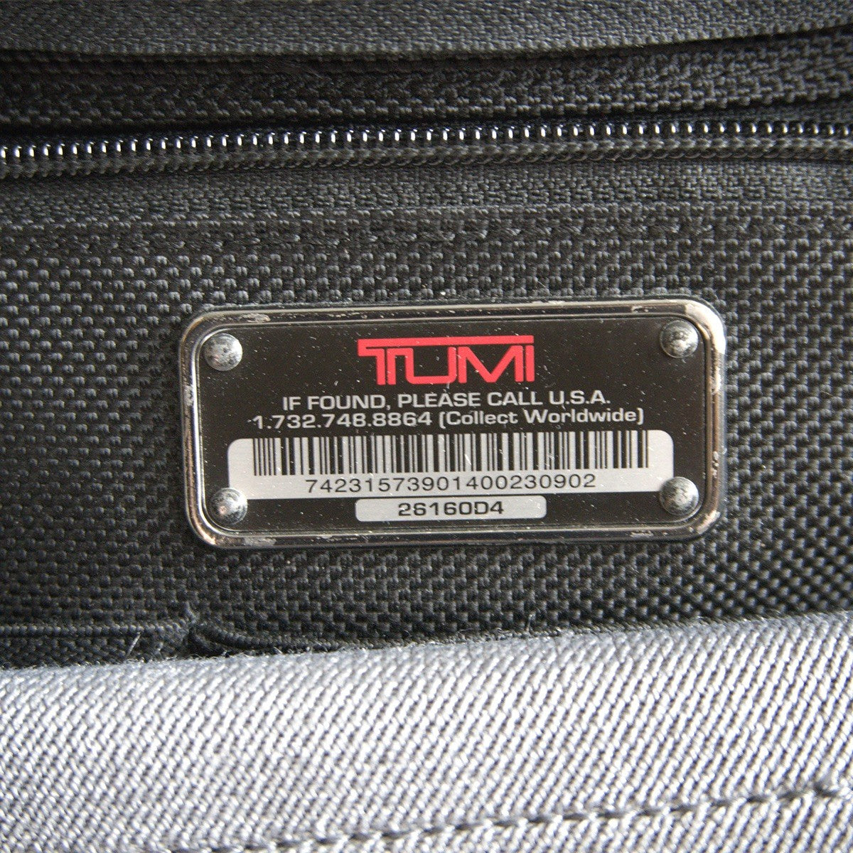 TUMI 26160D4 Organizer Briefcase Expandable Size ONE SIZE