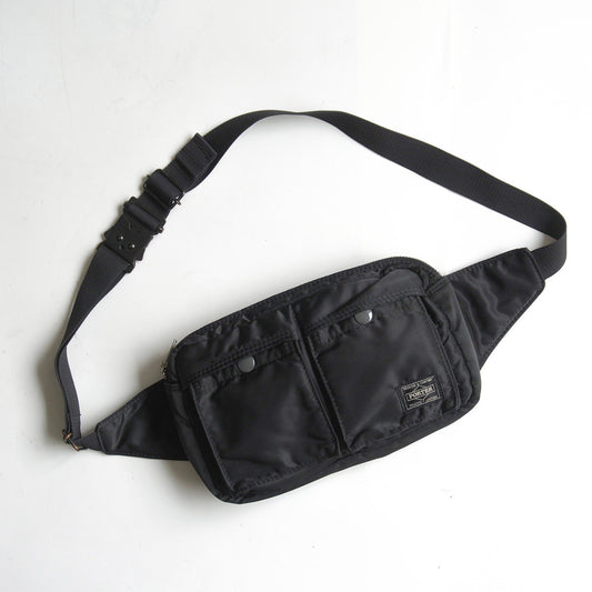 PORTER Tanker Nylon Black Waist Bag Size ONE SIZE