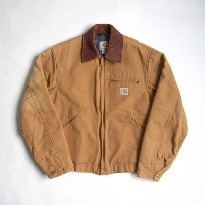 Carhartt J001 BRN Made in USA Duck Canvas Detroit Size S
