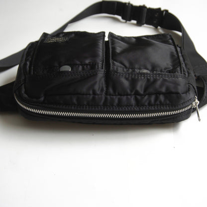 PORTER Tanker Nylon Black Waist Bag Size ONE SIZE