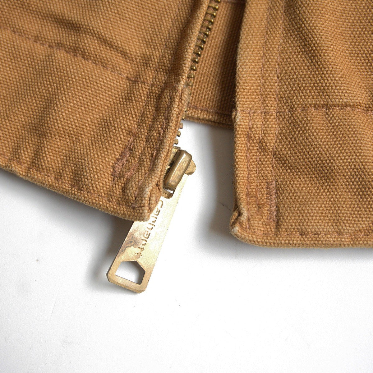 Carhartt J001 BRN Made in USA Duck Canvas Detroit Size S