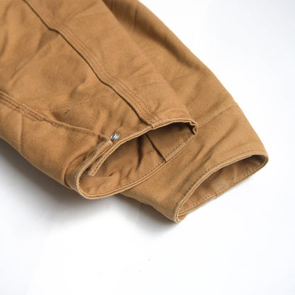 Carhartt J001 BRN Made in USA Duck Canvas Detroit Size S