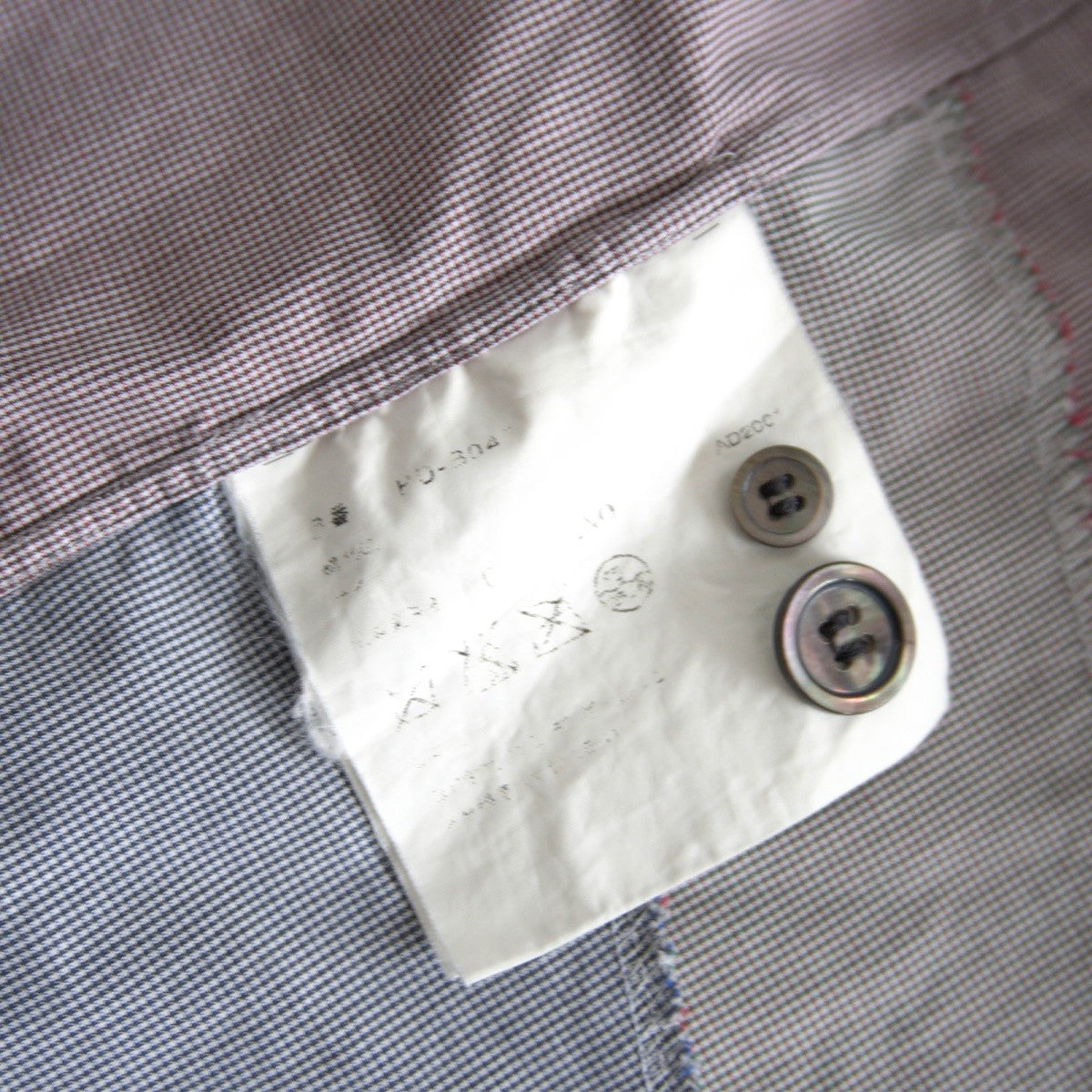COMME des GARCONS HOMME 00s Open Collar Patchwork Size L