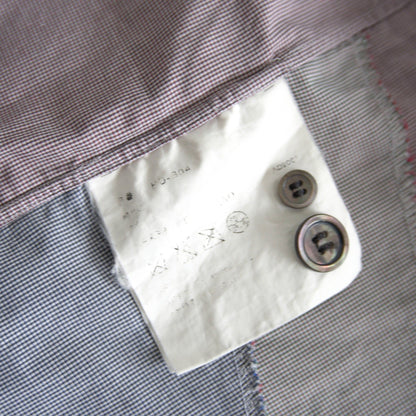 COMME des GARCONS HOMME 00s Open Collar Patchwork Size L