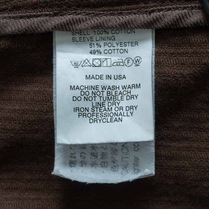 Engineered Garments Bedford Jacket Brown Corduroy Size S