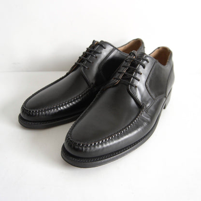 REGAL Black U-Tip Leather Shoes Size 8