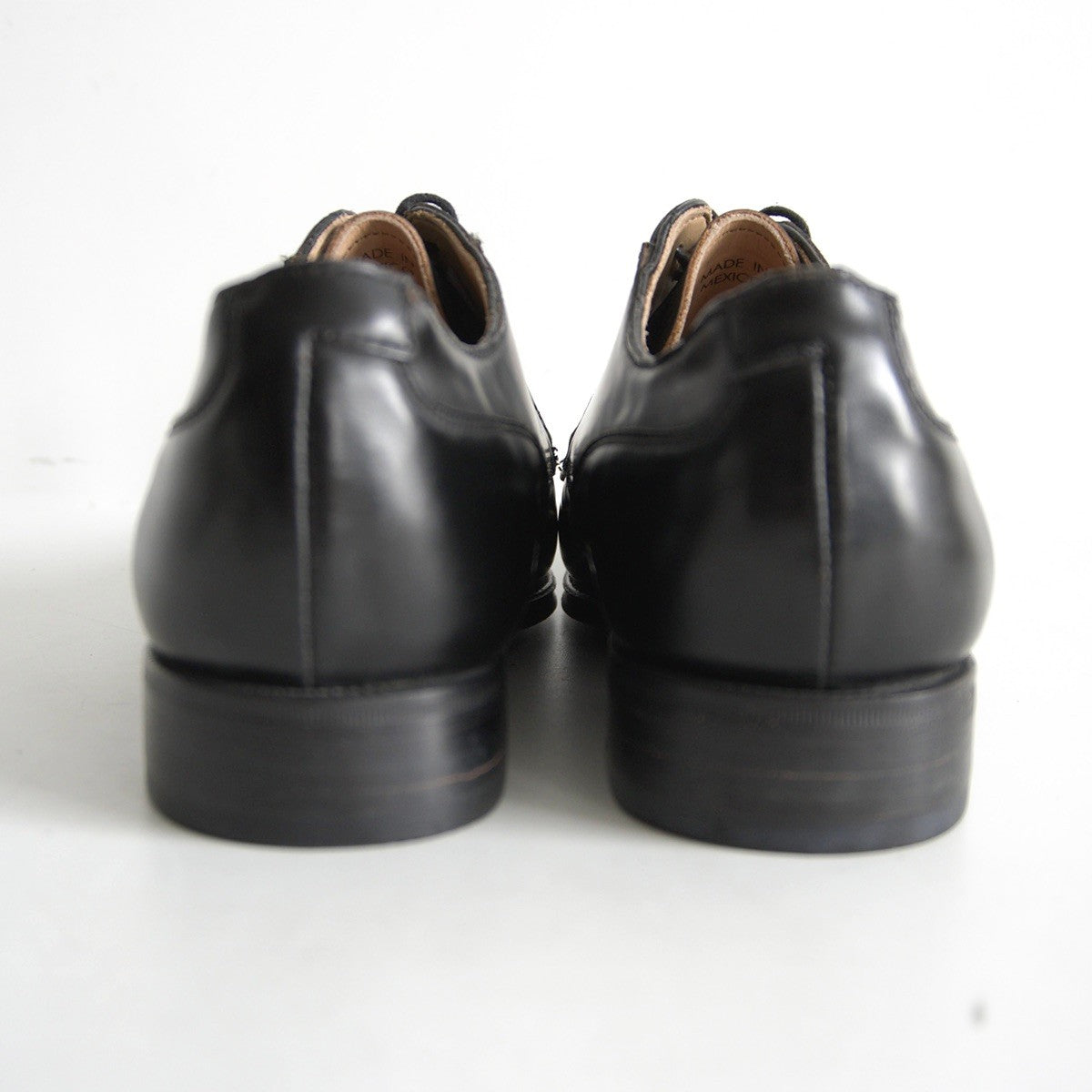 REGAL Black U-Tip Leather Shoes Size 8